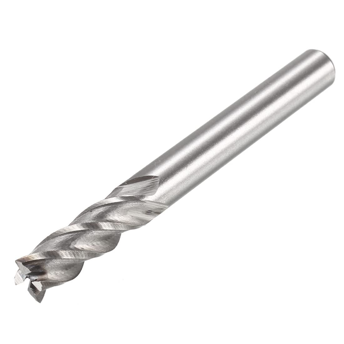 Uxcell Sourcingmap 1/4" X 1/4" 4 Flute Straight Shank Hss Spiral End Mill Milling Cutter