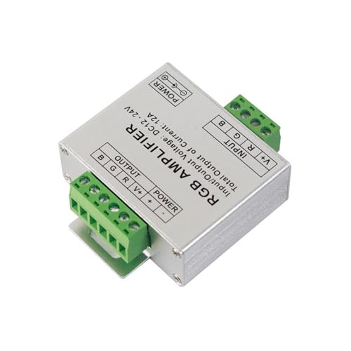 RGBW Amplifier Aluminum Shell Signal LED Light Strip Light Strip Power Repeater Light Control Lighting Control LED Controller LE