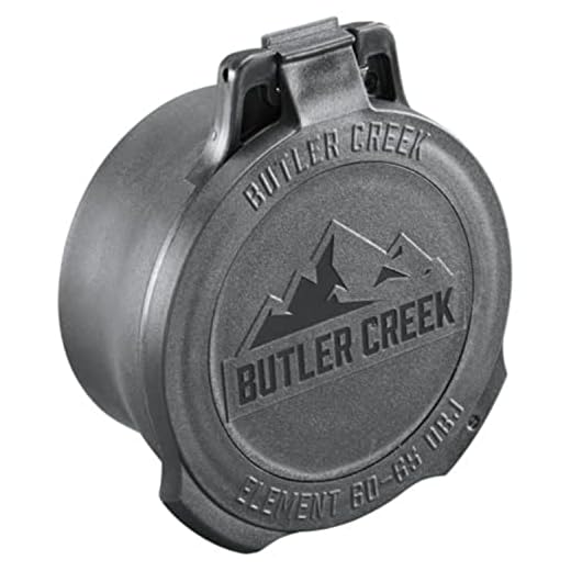 Butler Creek Element Scope Cap Objective 60-65mm, Riflescope Cap Black ESC65