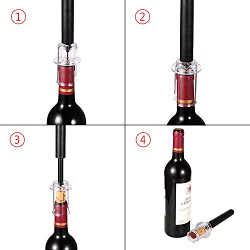 Ouvre-bouteille de vin à pression d'air pour des soirées et dégustations parfaites