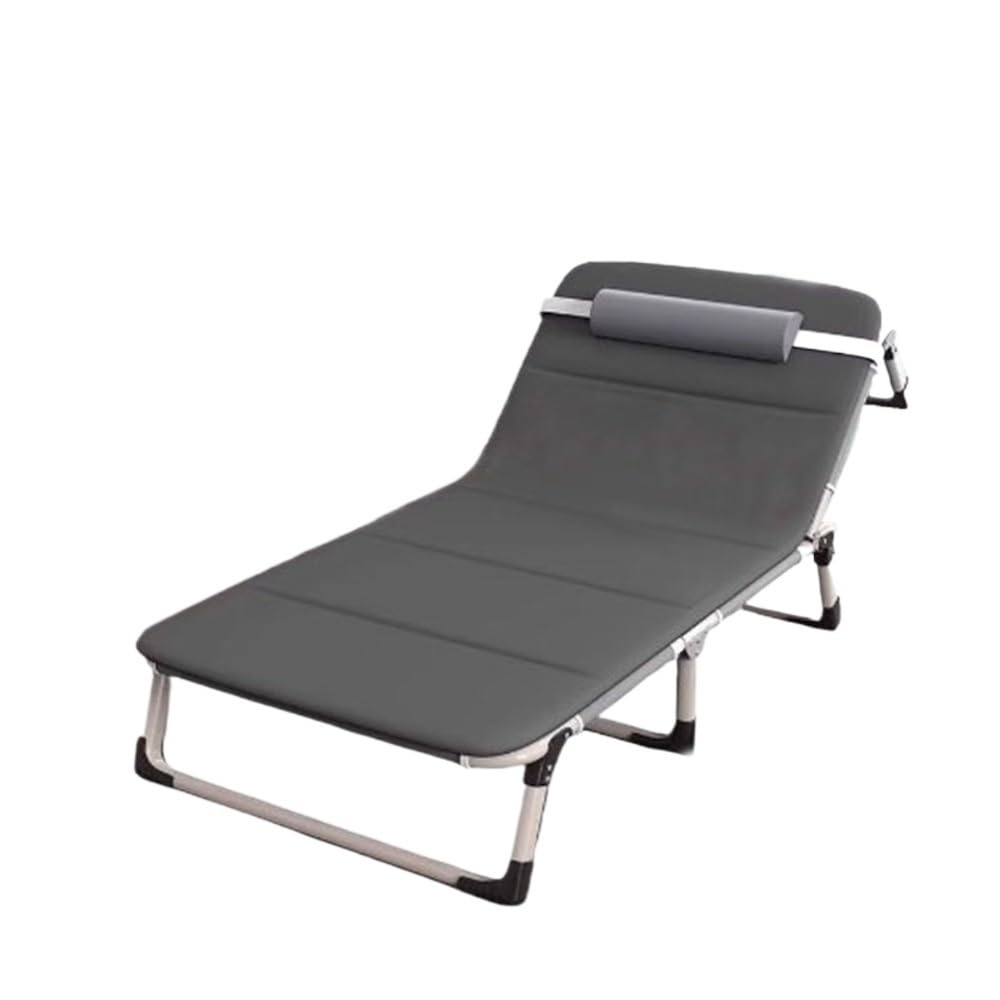 Lit pliant simple avec matelas confortable pour bureau et camping