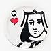 Queen of Hearts Card & Game Night Party Plates - 6-3/4 Inches (Pack of 8)