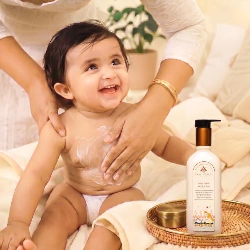 Image of Baby Forest Rich Moisture Nourishing Baby Lotion | With Moisturizing Cream for Baby's Soft Skin | Gentle Daily Care for Newborns & Infants | 200ml | Paraben-Free, Derma Safe