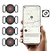 Katze Hund GPS Tracker für Android ohne ABO, Hundetracker Katzentracker für Halsband, Android Smart Tag kompatibel mit Google Find Hub, Wasserdicht Tracking Standort von Haustieren (4 Pack)