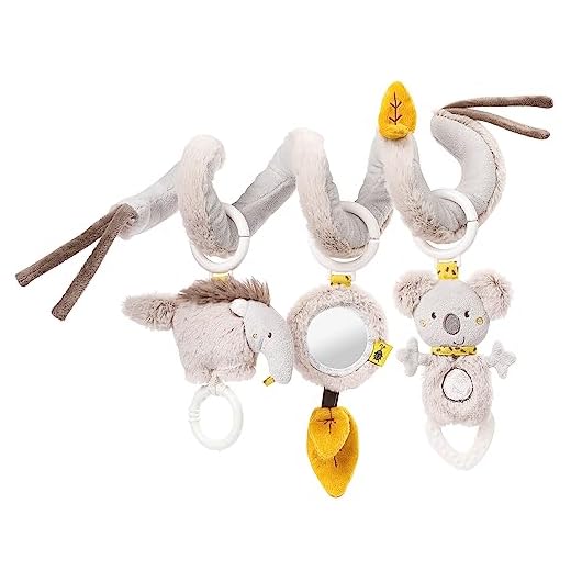 Fehn Activity Spirale Australia - Kinderwagen Spielzeug zum Fühlen und Greifen - Babyspielzeug für Bett, Laufstall, Babyschale & Autositz - Motorikspielzeug für Babys und Kleinkinder ab 0+ Monaten