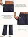 Anbech Women's Wide Leg Baggy Casual Sweatpants with Pockets, Tummy Control Casual Lounge Joggers, Soft Winter Warm 2025 Fashion Pants Blue
