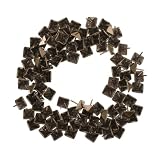 Cabilock 100 Stück Antike Quadratische Polsternägel 12mm X 12mm für Möbel
