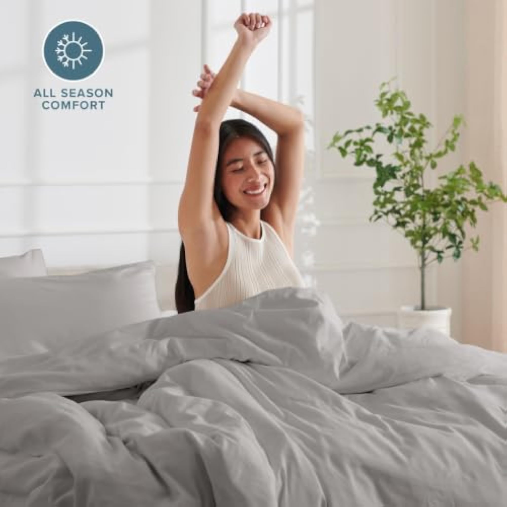 Duvet Cover and Sham Set - Queen Size, Ultra-Soft Microfiber