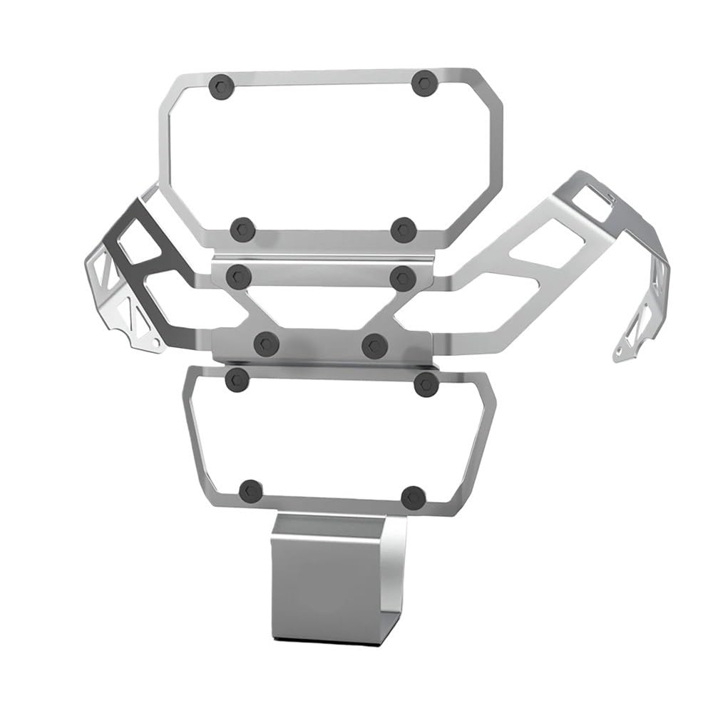 Cache calandre phare moto 450MT finition premium acier découpé