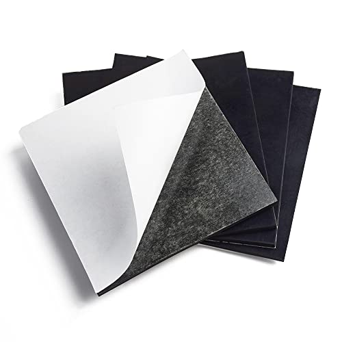 DOBTIM Adhesive Solid Rubber Sheets Padding 6" X 6" X