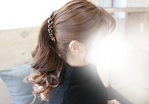 Meilliwish Shining Noble Girls Women Long Hair Clip 1 PCS(XA13)(Brown) - Image 3
