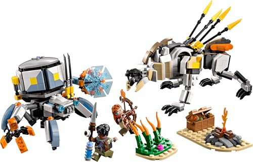 LEGO Horizon Adventures Aloy et Varl Contre Testudien et Dents de scie - Jeu de Construction pour garçons dès 9 Ans - Inclut Machines et créatures - Jouet Collector inspiré du Jeu vidéo 77037