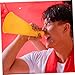 GOOHOCHY Cheer Megaphone Noisemaker Lightweight Party Accessory for Sporting Events Soccer Matches and Celebrations Plastic Cheerleading Horn for Fun Atmosphere