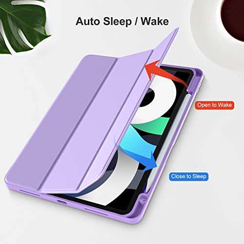 Image of Akkerds for iPad Air 11 Inch Case M4 /M3 /M2, Air 5th /4th Gen 10.9, Lavender