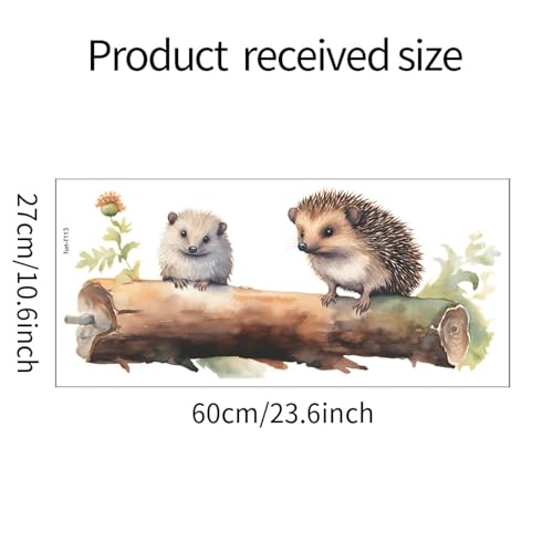 Vinilos decorativos removibles Achang con diseño de erizos miniatura 2