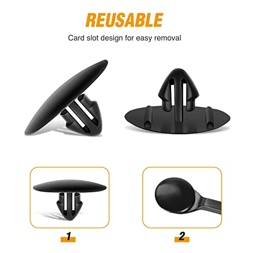 Image of GOOACC 50pcs Hood Insulation Retainer 7mm for Toyota 90467-09050 90467-A0003 GM 88970747 94858509 Lexus Scion