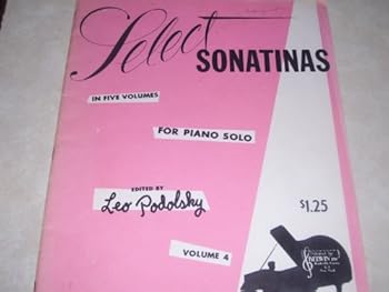 Paperback Select Sonatinas for Piano Solo, Volume 4 Book