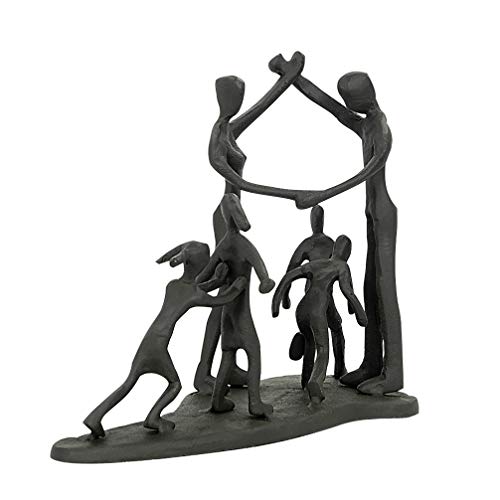 Estatua Familiar de Hierro Fundido DreamsEden miniatura 4