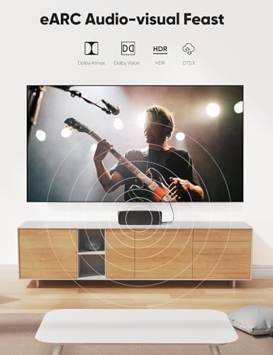 image for Highwings Long 8K Fiber Optic HDMI Cable 49FT, 2.1 Unidirectional 48Gb