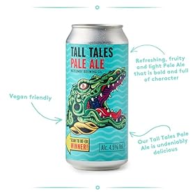 Butcombe Brewery, Tall Tales Pale Ale Cans, Vegan Friendly, Notes of Grapefruit, Pineapple, and Lemon, 12 x 440ml – BUTCOMBE