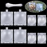 SupKing Plant Rooting Grow Propagation Ball,Air Layering Kit,Clear Assisted Cutting Rooting,Reusable Plant Rooting Device,High Pressure Ball Grafting Device Root Box for Plants Rose.(8pcs)