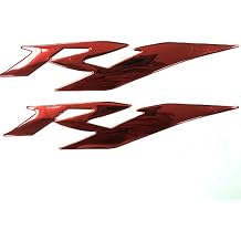 Red 3D Logo Emblem Sticker Decal Polish Gloss Raise Up Compatible with Yamaha YZF R1