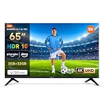 XIAOMI TV F 65, 165 cm (65 Pouces), 4K UHD, Smart TV, Fire TV, Contrôle Vocal Alexa, HDR10, MEMC, 60Hz avec 120Hz Game Boost Mode, 2Go+32Go, Compatible avec AirPlay