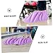 Toddmomy 3pairs Anti-Slip Bowling Shoe Covers Washable and Durable Felt Protectors for Adults Reusable Indoor Footwear Accessories Grape Purple Essential Bowling Equipment