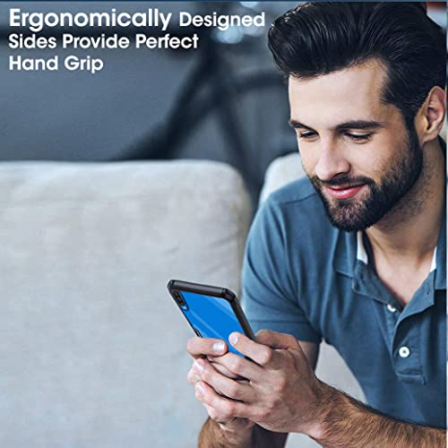 Image of TheGiftKart Crystal Clear Back Cover Case for Samsung Galaxy A50 / A30S / A50S | 360 Degree Protection | Shock Proof Design | Transparent Cover Case for Samsung A50 /A30S /A50S (PC & TPU, Black Bumper)