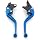 Dźwignia hamulca sprzęgła motocyklowego/Pasuje do Yamaha YZF R7 YZF-R7 2021 2022 2023 2024 Regulowana dźwignia sprzęgła hamulca do akcesoriów motocyklowych YZFR7(147mm Blue)