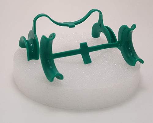EX-9008-S Disposable Cheek Retractors Size Small Green in Color 10/pk