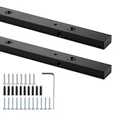 Blulu アルミマイターバー 3/4 x 3/8 x 19インチ マイタースロットテーブルソーランナー クランプツール スライダーテーブルソーゲージロッド ルーターテーブルと木工用 2個