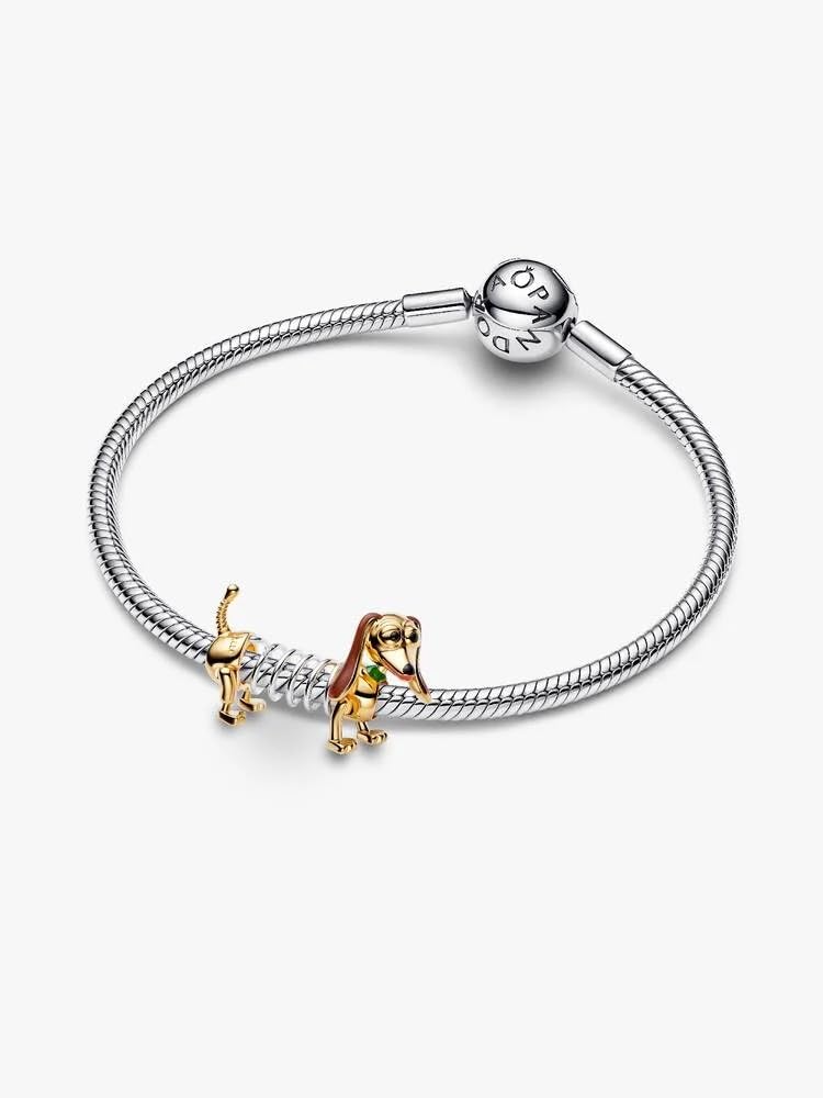 PANDORA Charm 764603C01 Perro Slinky de Toy Story