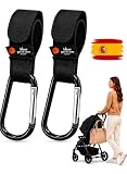 Ideas que no veas® Resistencia 15 kg Ganchos Carro Bebe con Mosquetón de...