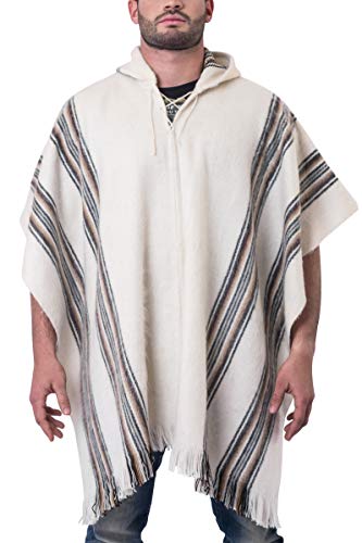Gamboa Poncho Men Mens Poncho Wool Poncho Poncho For Men Alpaca Poncho Mexican Poncho Pancho Men Ponchos Adult #TOP2