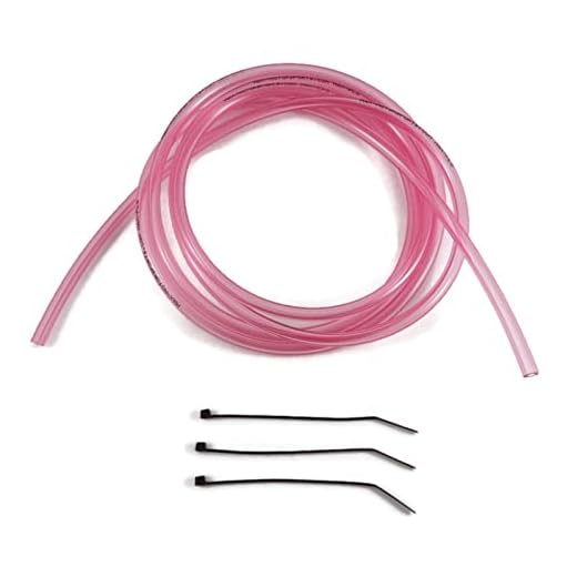 Max-Motorsports 6'ft x 1/8'' (3.2mm) ID x 1/4'' OD Polyurethane Fuel Carburetor Vent Hose Line Mx ATV Dirtbike Carb (Clear Pink)