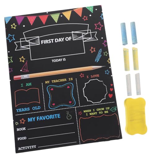 KALLORY Kreidetafel-Schild für den ersten Schultag