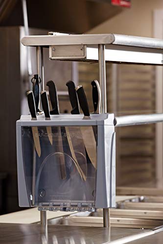 San Jamar Stk1008 Saf-T-Knife Assembled Station, 15" Width X 15" Height X 4-1/4" Depth #TOP4