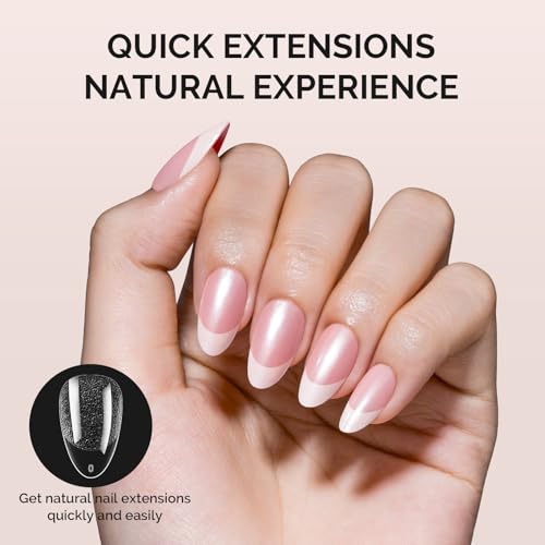 Image of MelodySusie Short Almond X Nail Tips - 600Pcs 15 Sizes Clear Acrylic, Half Matte Full Cover Press on Nails for DIY Extension & Salon Use, Pre-Shaped for Long-Lasting Manicure
