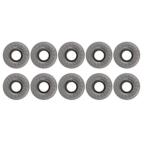 Inserto de carburo para torno CNC RPMT1204M0EJS LF6018, pack 10 piezas miniatura 4