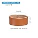 PATIKIL Leather Loop Keeper, 4 Pcs Leather Loops Belt Keeper Loops Retainer Straps Replacement for 1.3 Inch Wide Belts/Straps, Black/Earthy Yellow