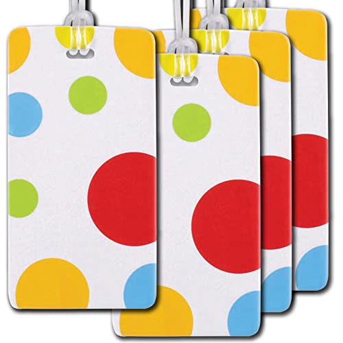 Lewis N. Clark Travel Accessories Name Or Luggage Tags & Identifiers For Suitcases, Women + Men, Polka Dot #TOP16
