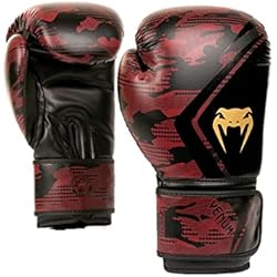 VENUM Defender Contender 2.10 Guantes de Boxeo, Goods Sport-Boxing Gloves, Negro y Rojo, 414 ml