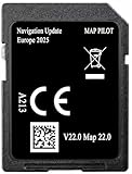 Carte SD Navigation GPS Europe 2025 v22 - A2139069510 Compatible avec Mercedes Garmin Map Pilot - STAR2