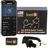 LootPaw+ GPS Cat Tracker Collar | Real Time Cat GPS Tracker with App & Vet Support | Lightweight Pet Tracker for Cats, Health & Activity...