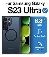 TORRAS Guardian-Mag für Samsung Galaxy S23 Ultra Hülle, Schwarz – Ansicht 2