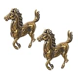 Matériau : fabriquée en laiton, cette statue et conserve son au fil , nécessitant un entretien minimal pour sa beauté, statue de cheval debout en laiton, statue de cheval main