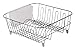 REAL HOME Innovations Small Deluxe Dish Drainer, Chrome