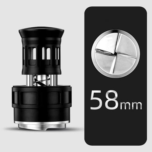 Nivelador de espresso de 58 mm con rotación automática y profundidad de prensado ajustable 6