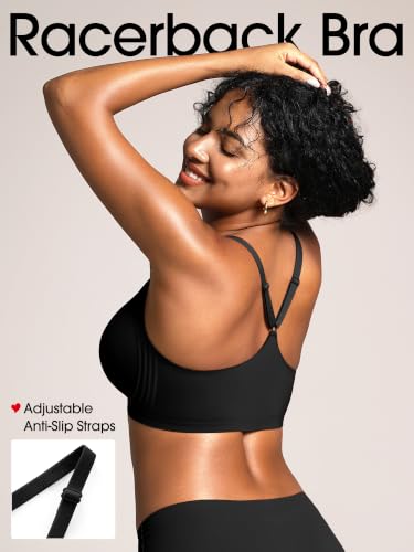 Image of Racerback Jelly Bras with Metal Magnetic Front Closure - S-XL